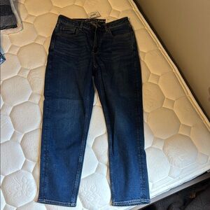 BRAND NEW!Dark Blue Denim Jeans size 8 mom Jean